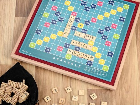 Games group Scrabble board